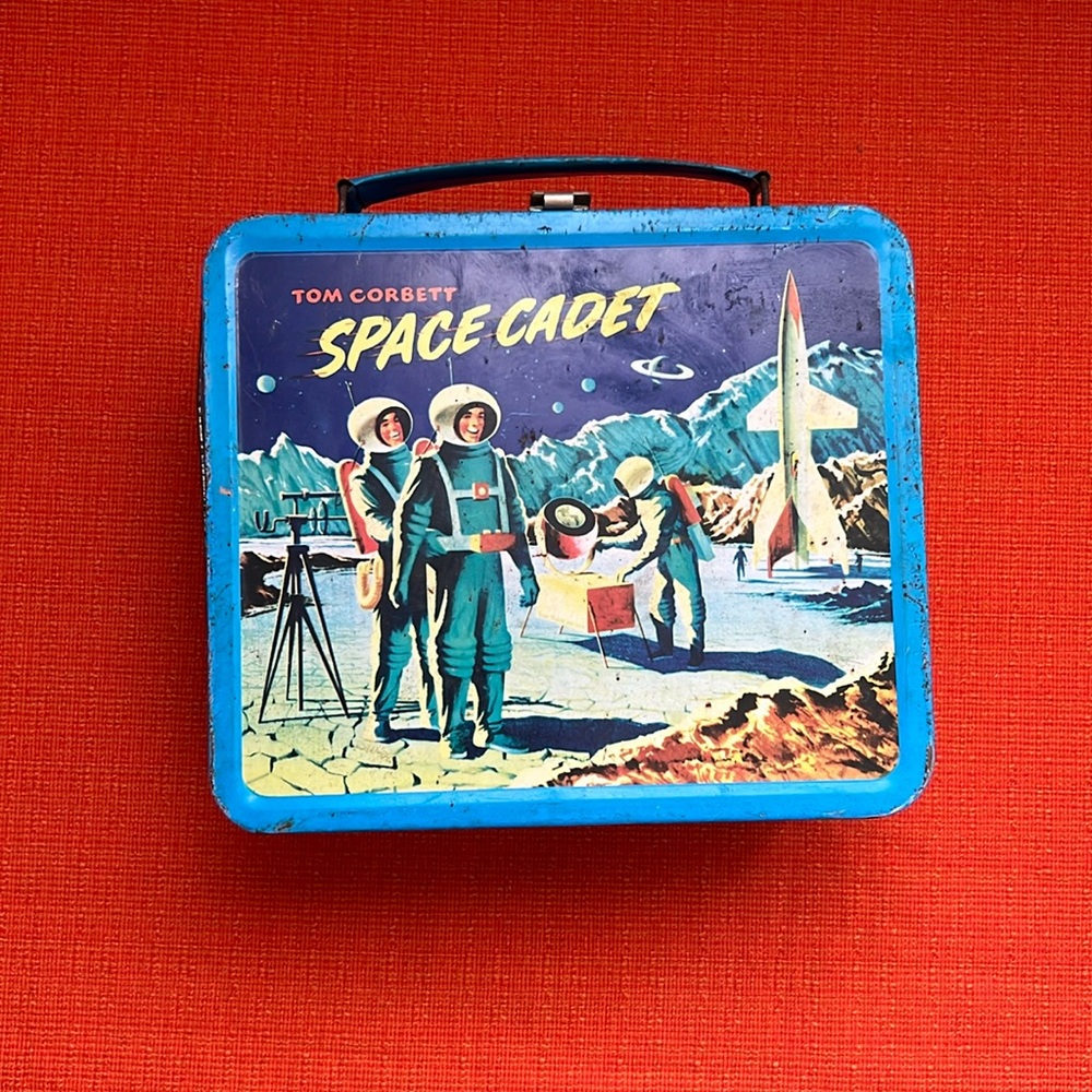 Vintage Tom Corbett Space Cadet Metal Lunch Box 1954